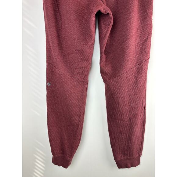 Lululemon At Ease Jogger 29" Inseam Heathered Savannah Red Men's Size Large - Picture 11 of 13